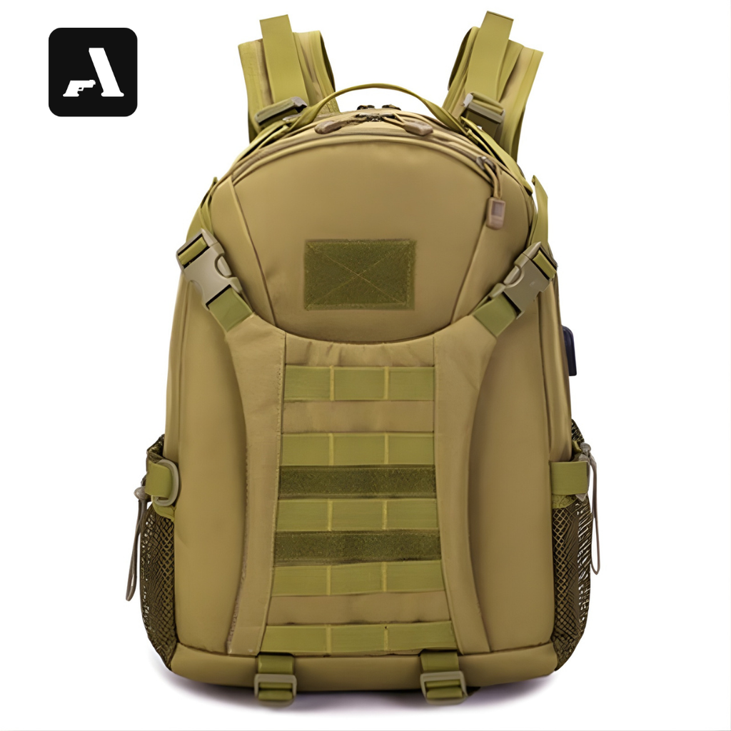 Mochila Tática Expedition 50L HOTSPEED 1000D – Impermeável, Sistema MOLLE, Camping e Trekking
