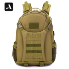 Mochila Tática Expedition 50L HOTSPEED 1000D – Impermeável, Sistema MOLLE, Camping e Trekking