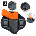 Coldre Velado IWB Universal – Couro PU Premium e Clipe de Saque Rápido