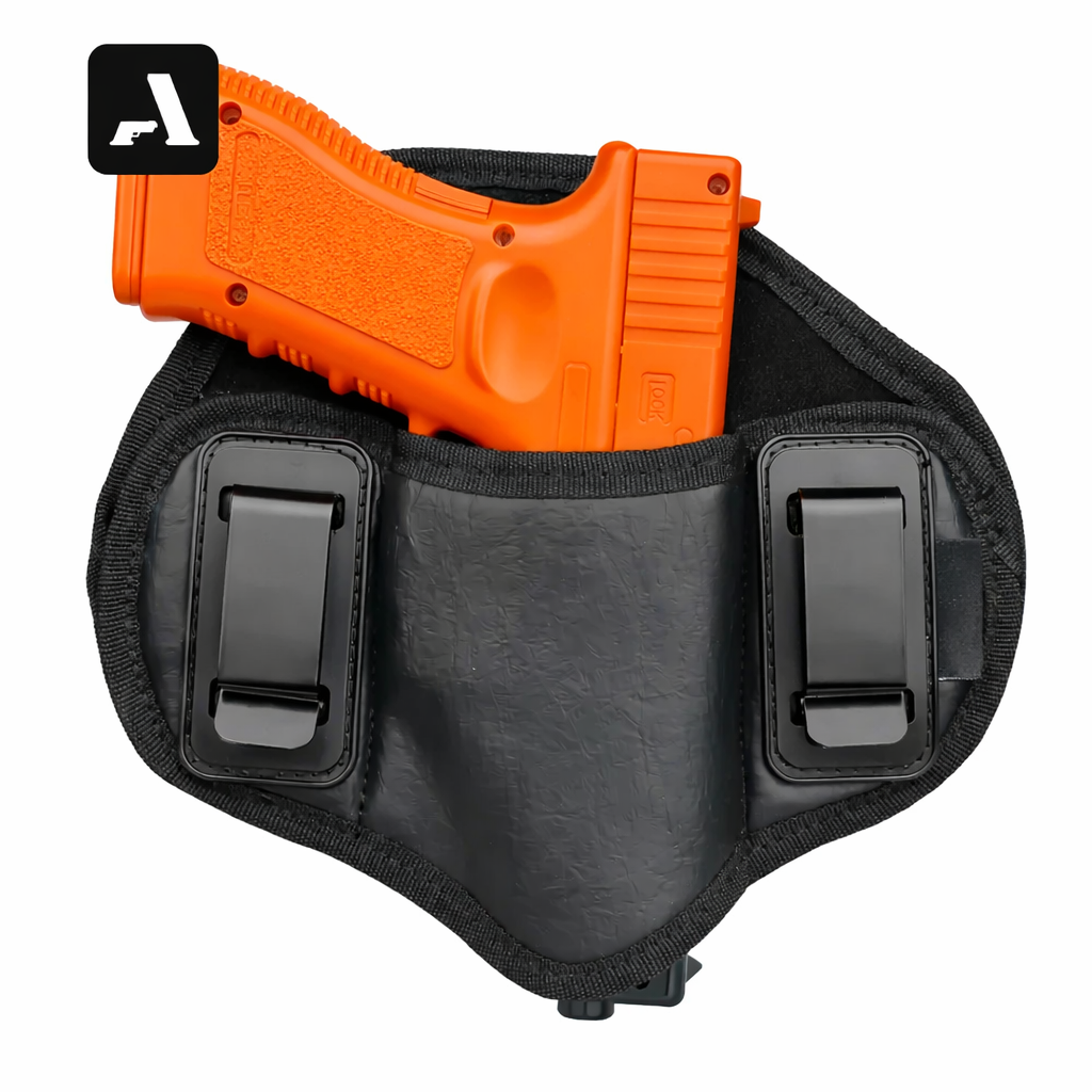 Coldre Velado IWB Universal – Couro PU Premium e Clipe de Saque Rápido