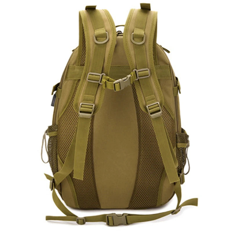 Mochila Tática Expedition 50L HOTSPEED 1000D – Impermeável, Sistema MOLLE, Camping e Trekking