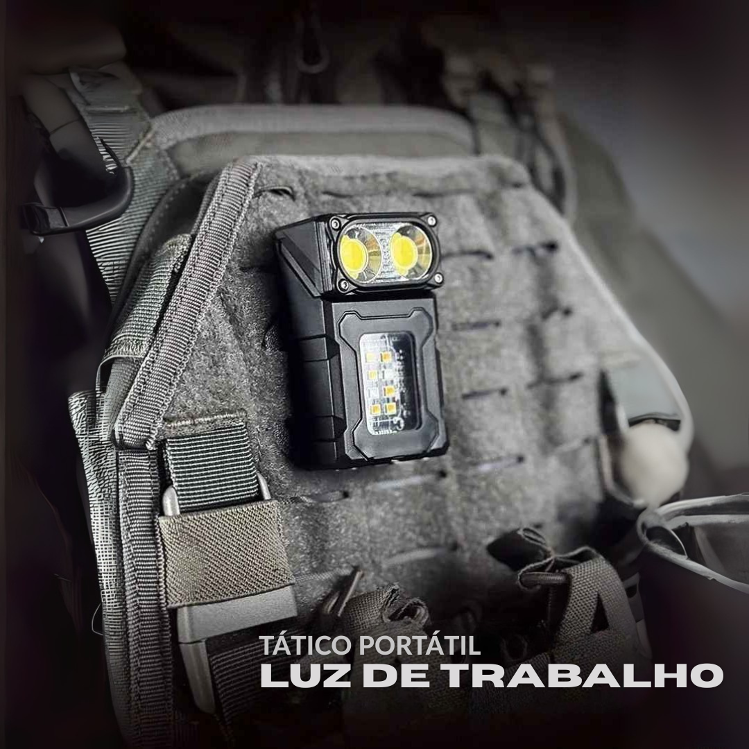 Lanterna Led Recarregável Usb Com Ímã – Super