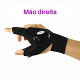 Luvas Com Luzes Led Ajustáveis - À Prova D'Águao