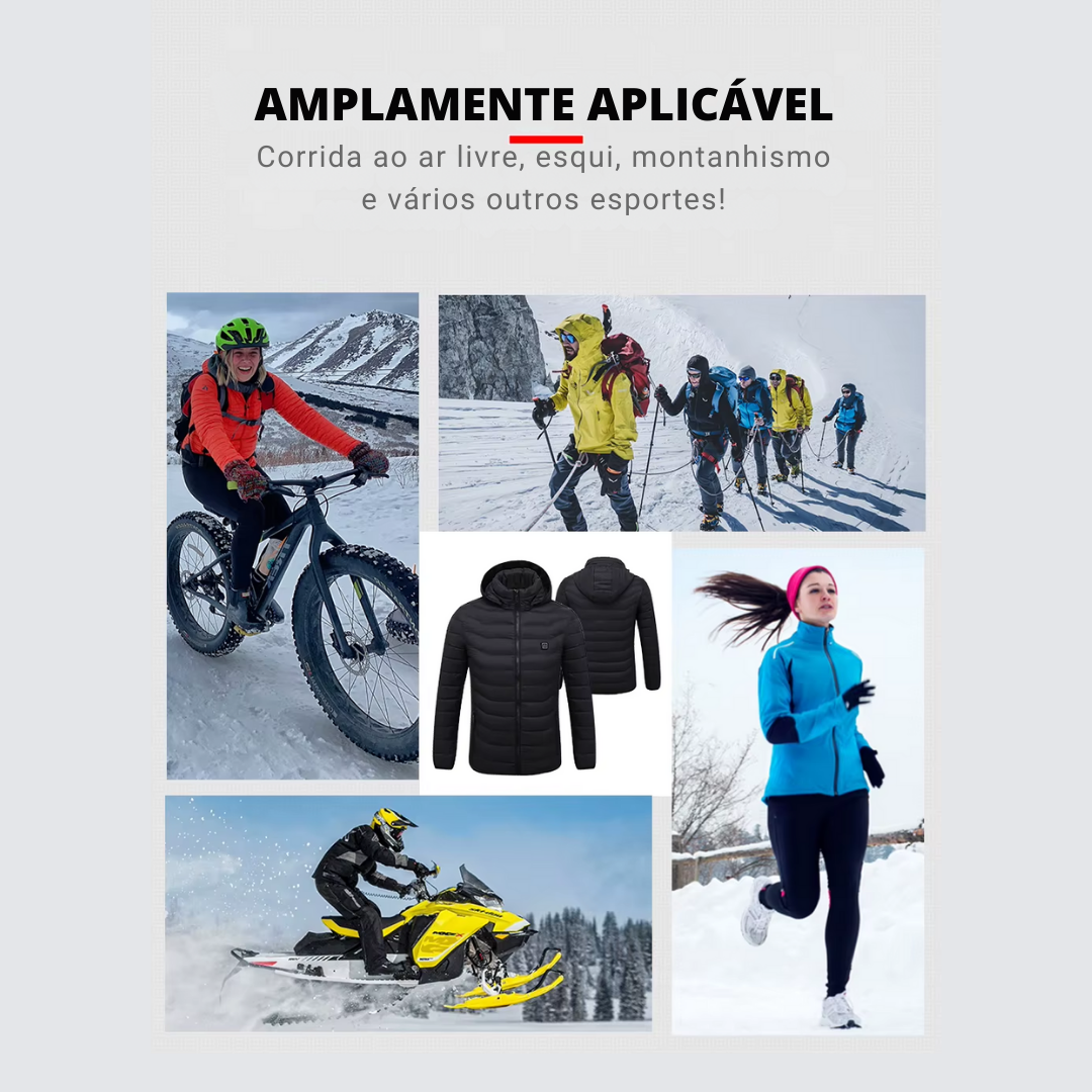 Jaqueta Térmica Premium Warmpro - Corta Vento E Impermeável