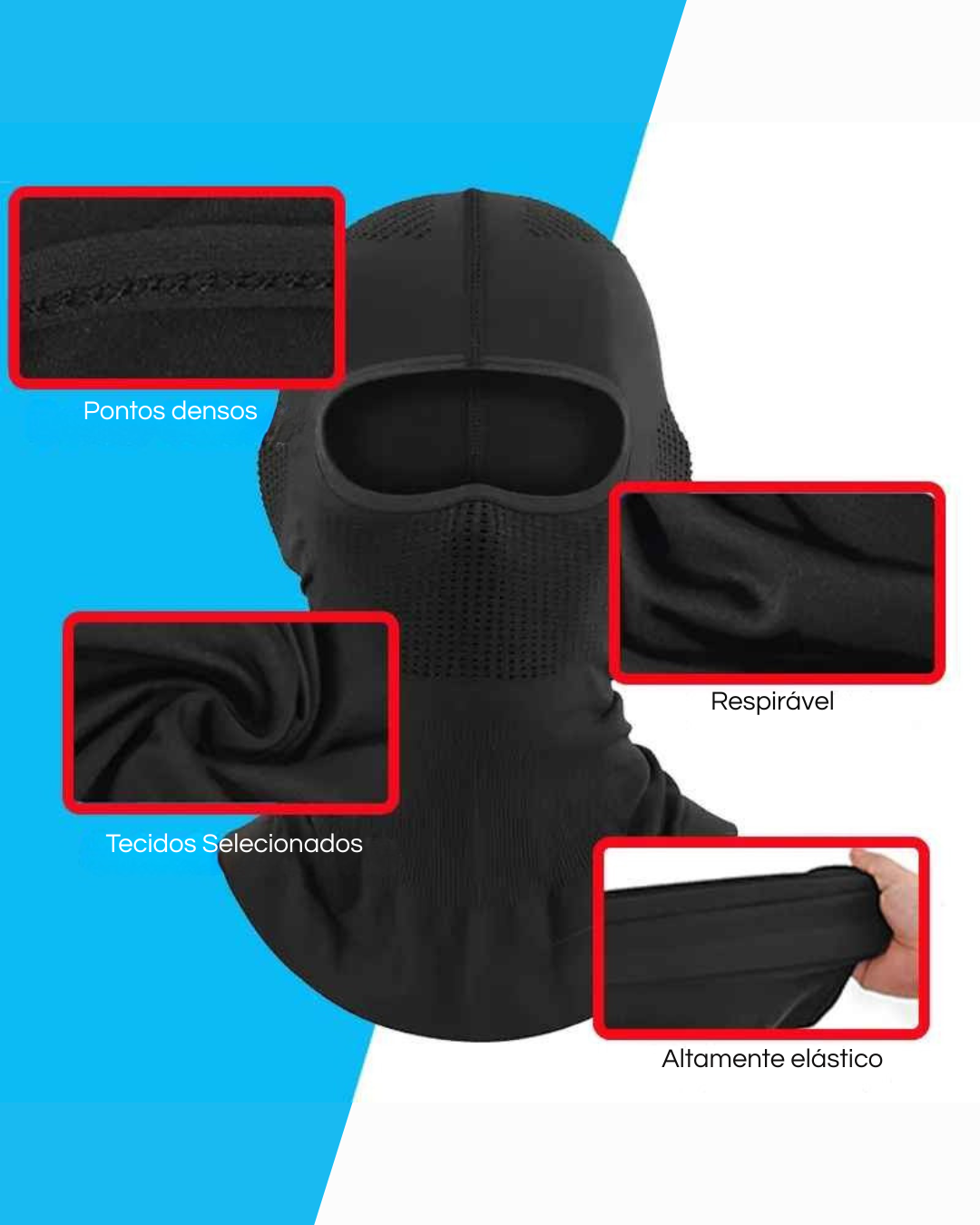 Balaclava Militar Tática – Proteção Completa para Rosto e Pescoço