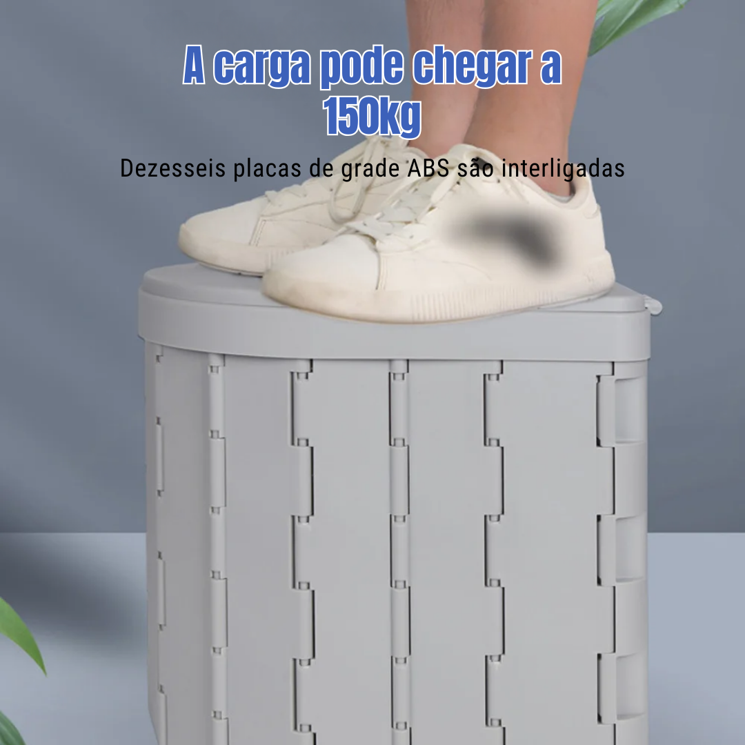 Sanitário Portátil Dobrável Para Camping Motorhome - Vaso