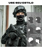Balaclava Militar Tática – Proteção Completa para Rosto e Pescoço