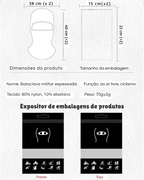 Balaclava Militar Tática – Proteção Completa para Rosto e Pescoço