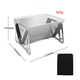 Churrasqueira Desmontável Portátil A Carvão Para Camping