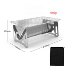 Churrasqueira Desmontável Portátil A Carvão Para Camping