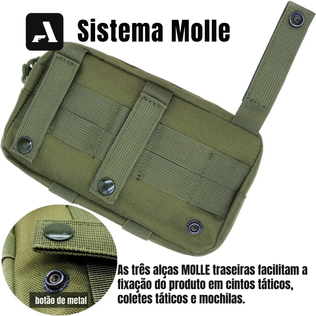 Bolsa Tática Molle EDC Multiuso – Organizador Compacto (YON-035)