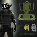 Painel de Navegação Tático Dobrável – Suporte de Celular para Colete Molle