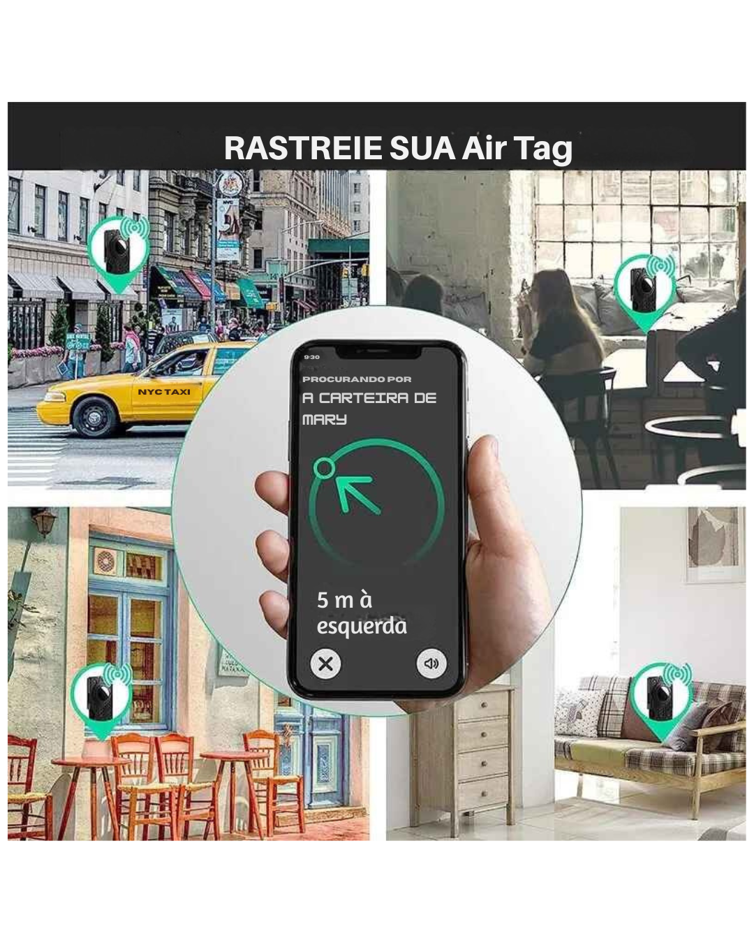 Carteira Tática Zeeker Minimalista - Fibra de Carbono com Suporte AirTag - Bloqueio RFID e Money Clip
