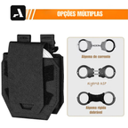 Porta-Algemas Tático Universal – Nylon Impermeável e Saque Rápido