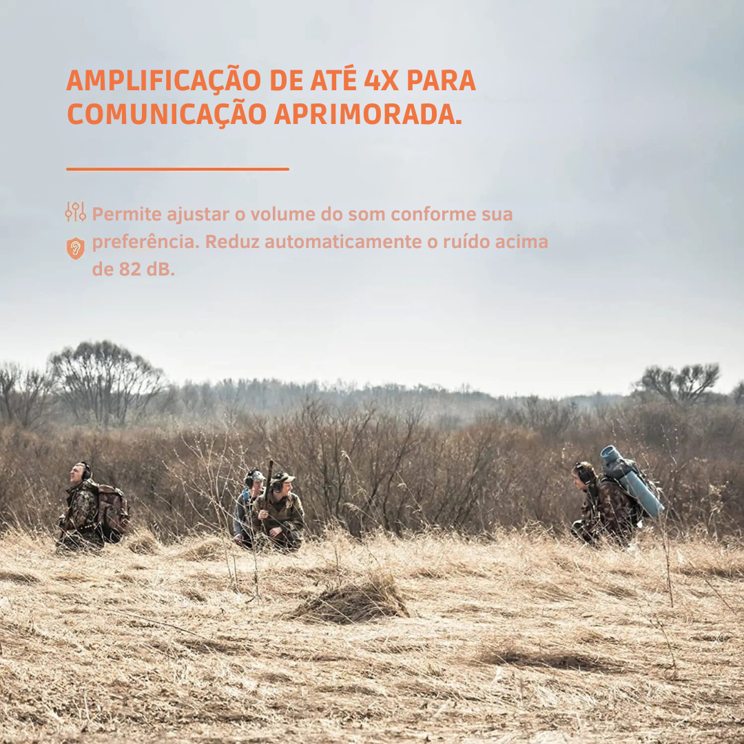 Protetor Auditivo Eletrônico Zohan Sparta – Ativo NRR 23dB