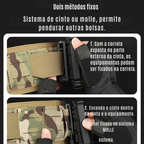 Cinto Tático Acolchoado Molle