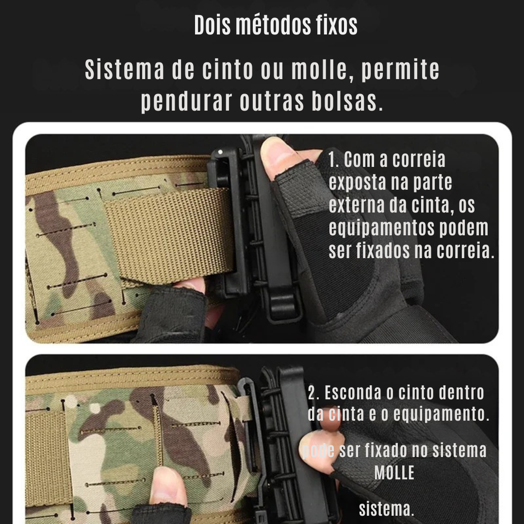 Cinto Tático Acolchoado Molle