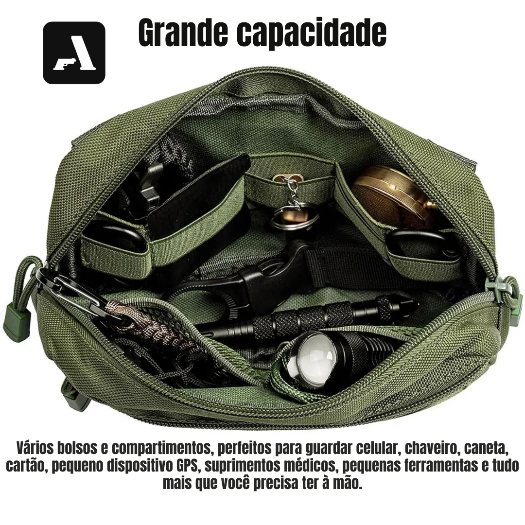 Bolsa Tática Molle EDC Multiuso – Organizador Compacto (YON-035)