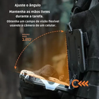 Painel de Navegação Tático Dobrável – Suporte de Celular para Colete Molle