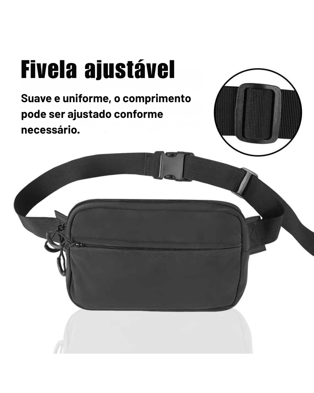 Pochete Tática EDC  Universal – Transporte Oculto e Seguro