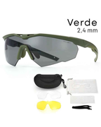Conjunto de Óculos Táticos de Proteção, para Airsoft, Motociclismo e Outdoor