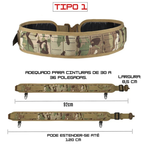 Cinto Tático Acolchoado Molle