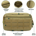 Bolsa Tática Molle EDC Multiuso – Organizador Compacto (YON-035)