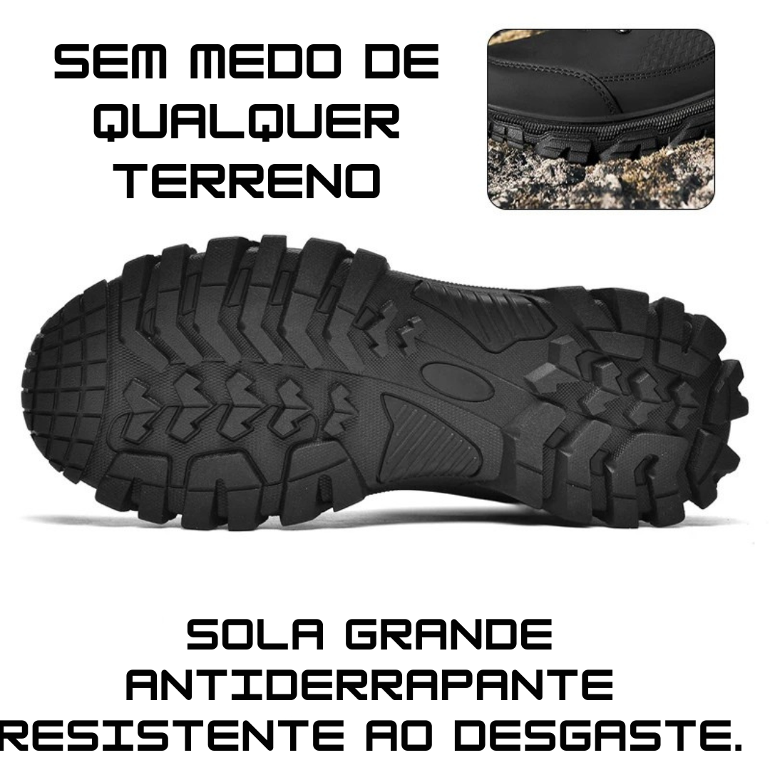 Botas Táticas de Chrlck - Impermeável Antiderrapante - Amortecimento para Caminhada e Outdoor