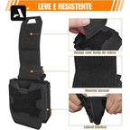 Porta-Algemas Tático Universal – Nylon Impermeável e Saque Rápido
