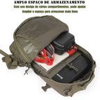 Mochila Tática Compacta Lqarmy 12L – Sistema Molle e Resistente à Água