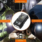 Lanterna Led Recarregável Usb Com Ímã – Super