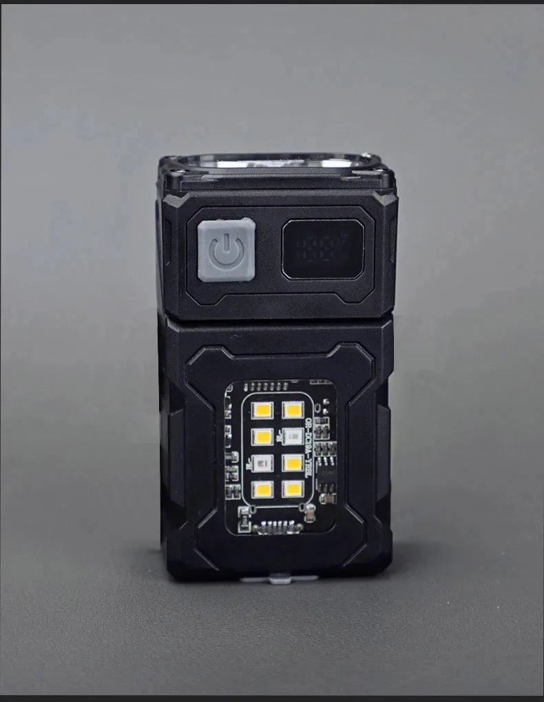 Lanterna Led Recarregável Usb Com Ímã – Super