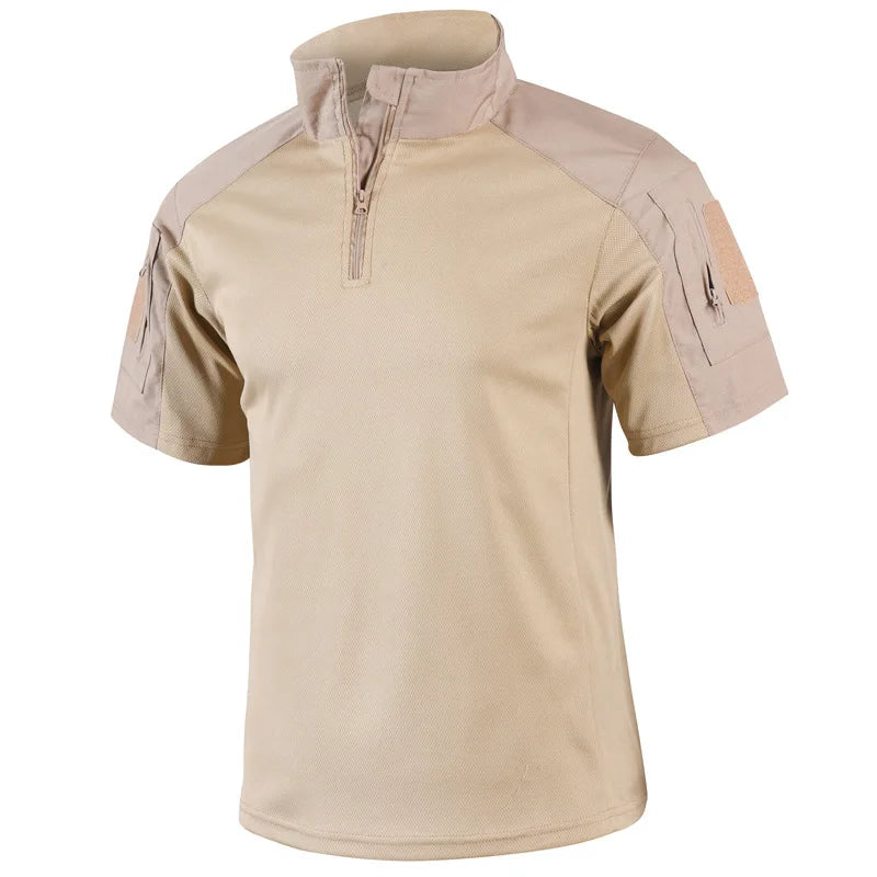Camisa Tática Militar Camuflada Masculina – Respirável