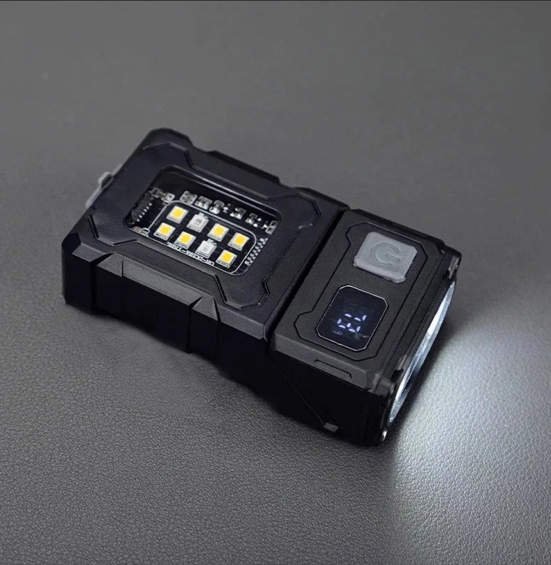 Lanterna Led Recarregável Usb Com Ímã – Super