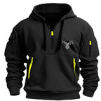 Moletom Masculino Com Capuz E Zíper – Casual Esportivo