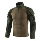 Camiseta Tática Militar Camuflada Masculina – Secagem Rápida