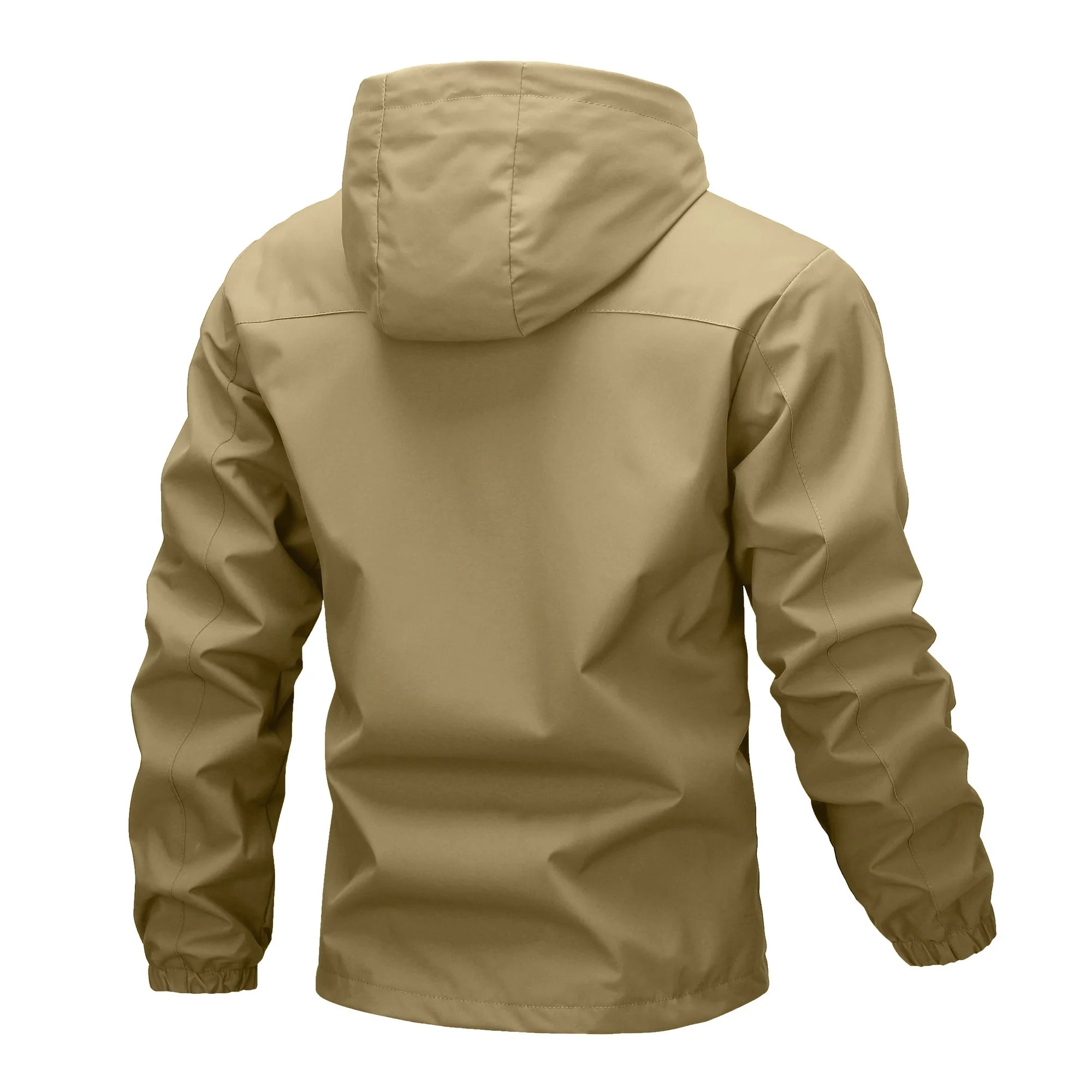 Jaqueta Corta-Vento Masculina Casual – Casaco Longo Respirável