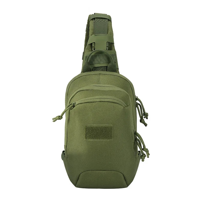Chest Bag Tática Modular – Saque Rápido Oculto, Leve e Resistente