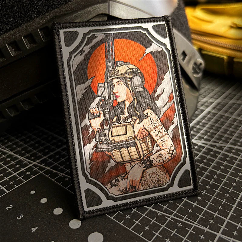 Patch Tactical Girl Sniper