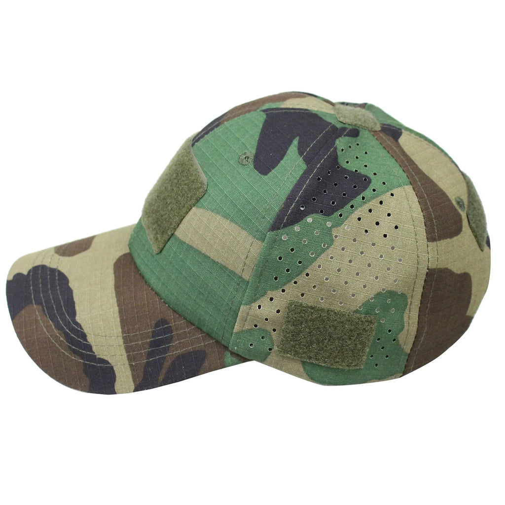 Boné Tático Militar Masculino - Camuflado com Tela Respirável e Proteção Solar para o Verão