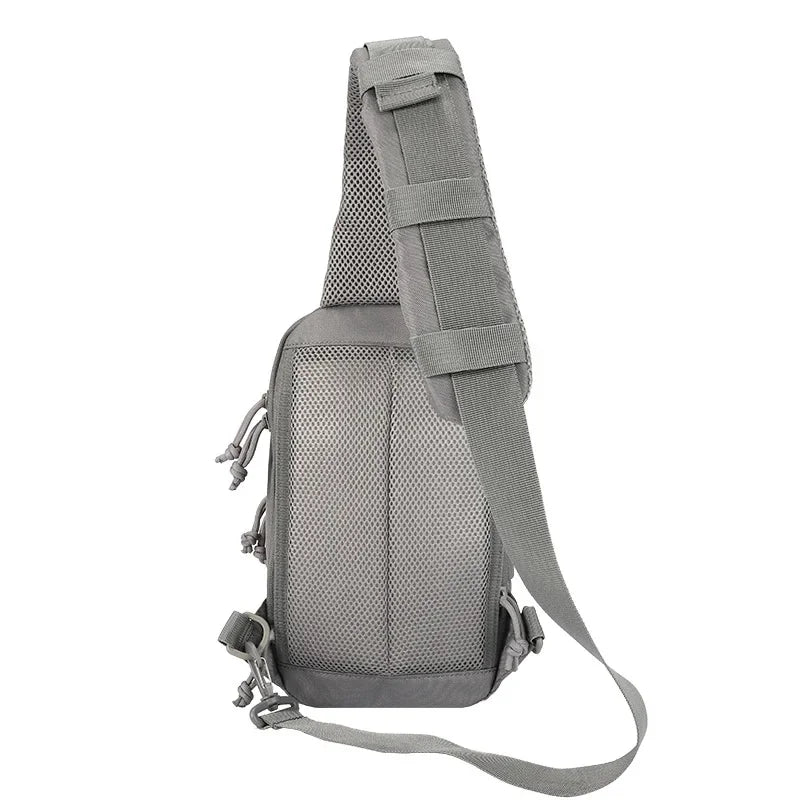 Chest Bag Tática Modular – Saque Rápido Oculto, Leve e Resistente