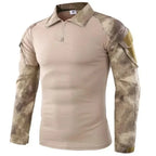 Camiseta Tática Militar Camuflada Masculina – Secagem Rápida
