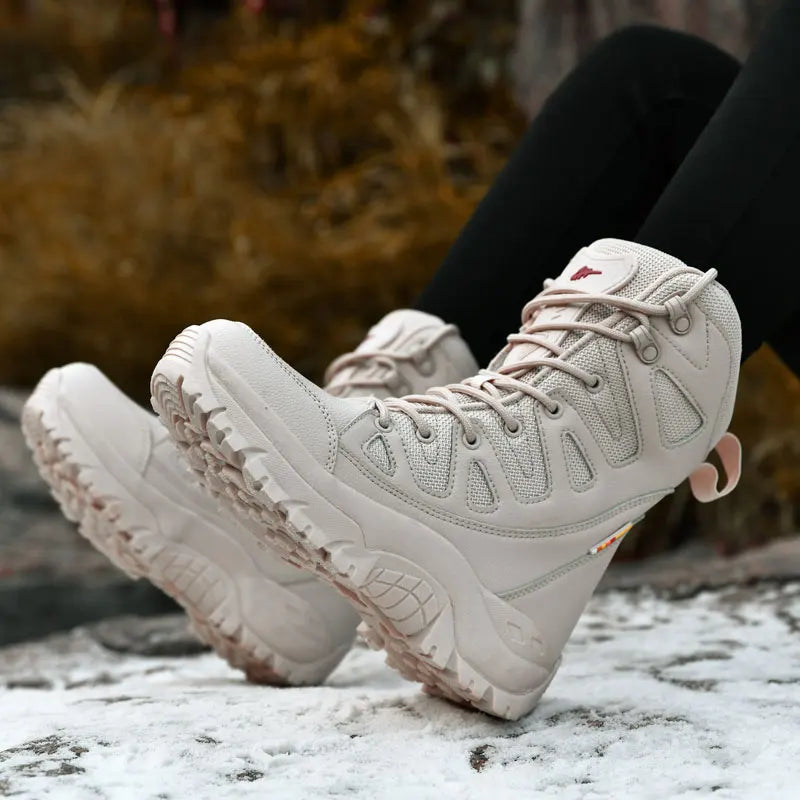 Botas Táticas Ultraleves Respiráveis de Malha - Verão e Primavera - Treinamento Militar e Caminhada