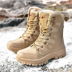 Botas Táticas Ultraleves Respiráveis de Malha - Verão e Primavera - Treinamento Militar e Caminhada