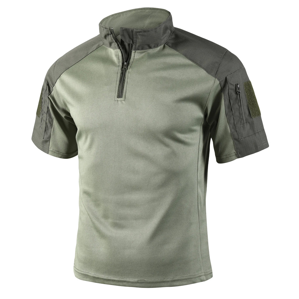 Camisa Tática Militar Camuflada Masculina – Respirável