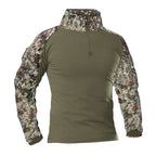 Camiseta Tática Militar Camuflada Masculina – Secagem Rápida