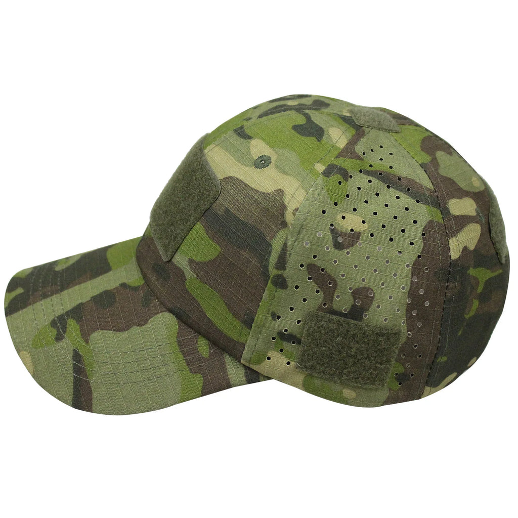 Boné Tático Militar Masculino - Camuflado com Tela Respirável e Proteção Solar para o Verão