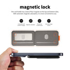 Carteira Magnética MagSafe em Couro Premium com Proteção RFID Anti-Clonagem