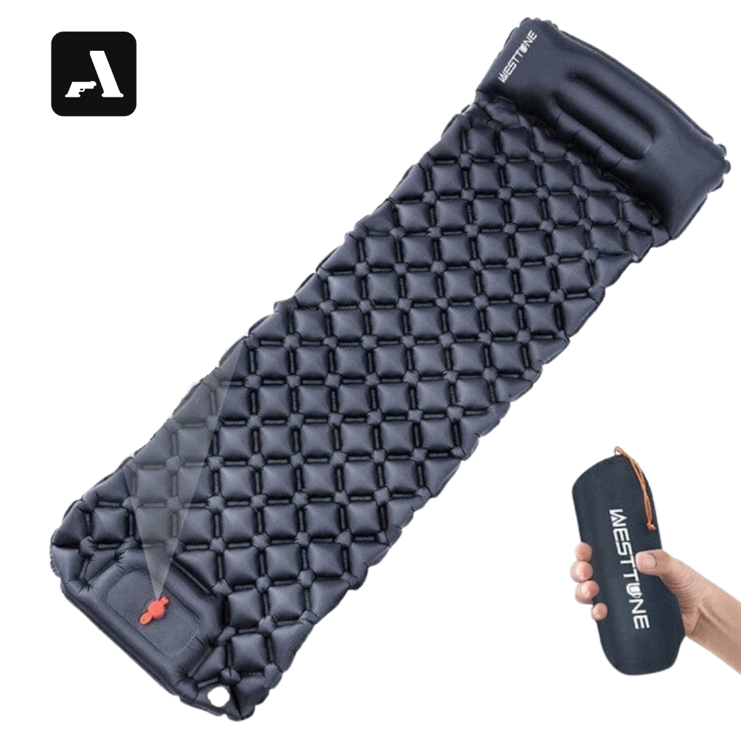 Colchão Inflável Ultraleve Westtone - Bomba Embutida - Para Camping