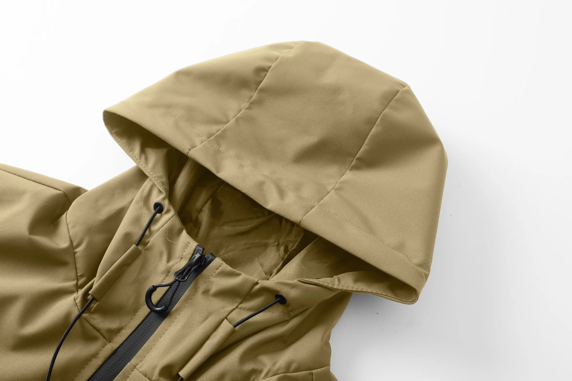 Jaqueta Corta-Vento Masculina Casual – Casaco Longo Respirável